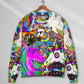 Hippie Unicorn Dream Wonderland Art – Sweater - Ugly Christmas Sweater