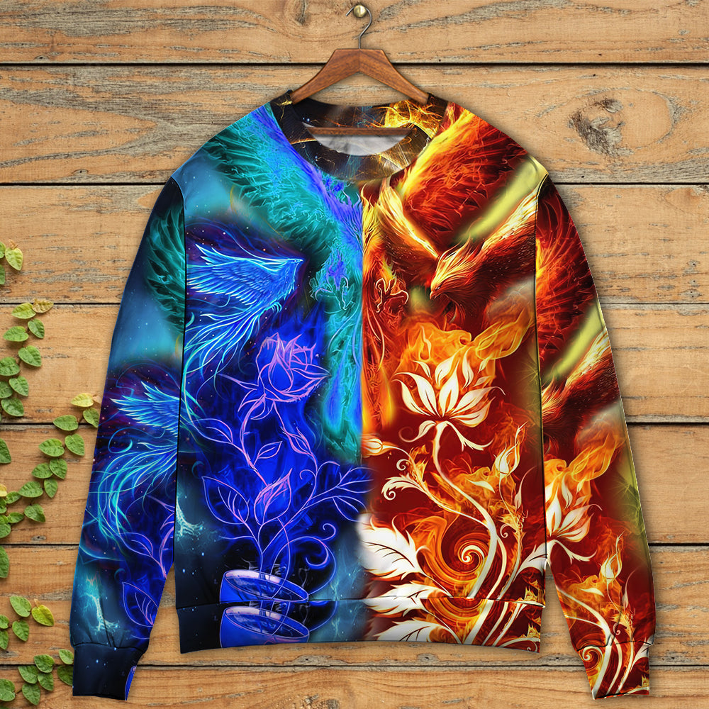 Phoenix Rebirth Fantasy Life Art – Sweater - Ugly Christmas Sweater