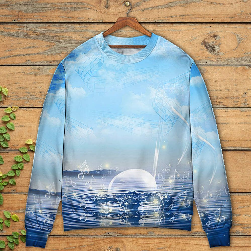 Music Sounds Of Nature Art Style – Sweater - Ugly Christmas Sweater