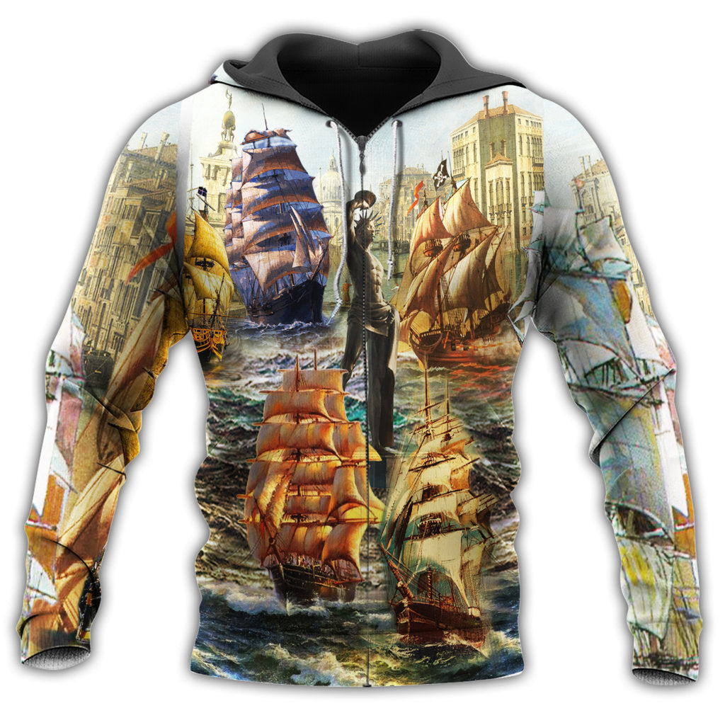 Sail Away Colorful Life - 3D Hoodie