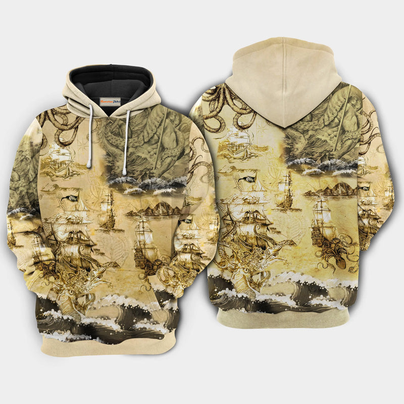 Sail Away Enjoy Your Own Quote Art – 3D Hoodie
