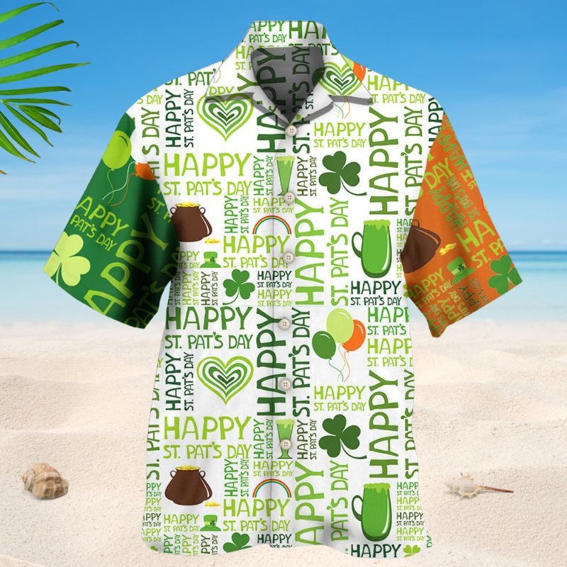 Saint Patrick Irish Style – Hawaiian Shirt