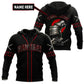 Samurai Black Red Personalized - 3D Hoodie