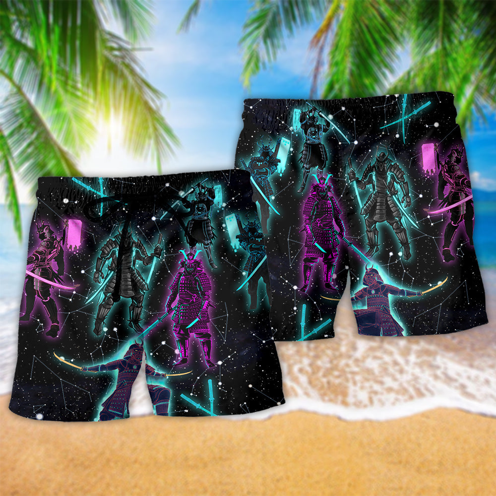 Samurai Rise From Death Warrior Art – Beach Short