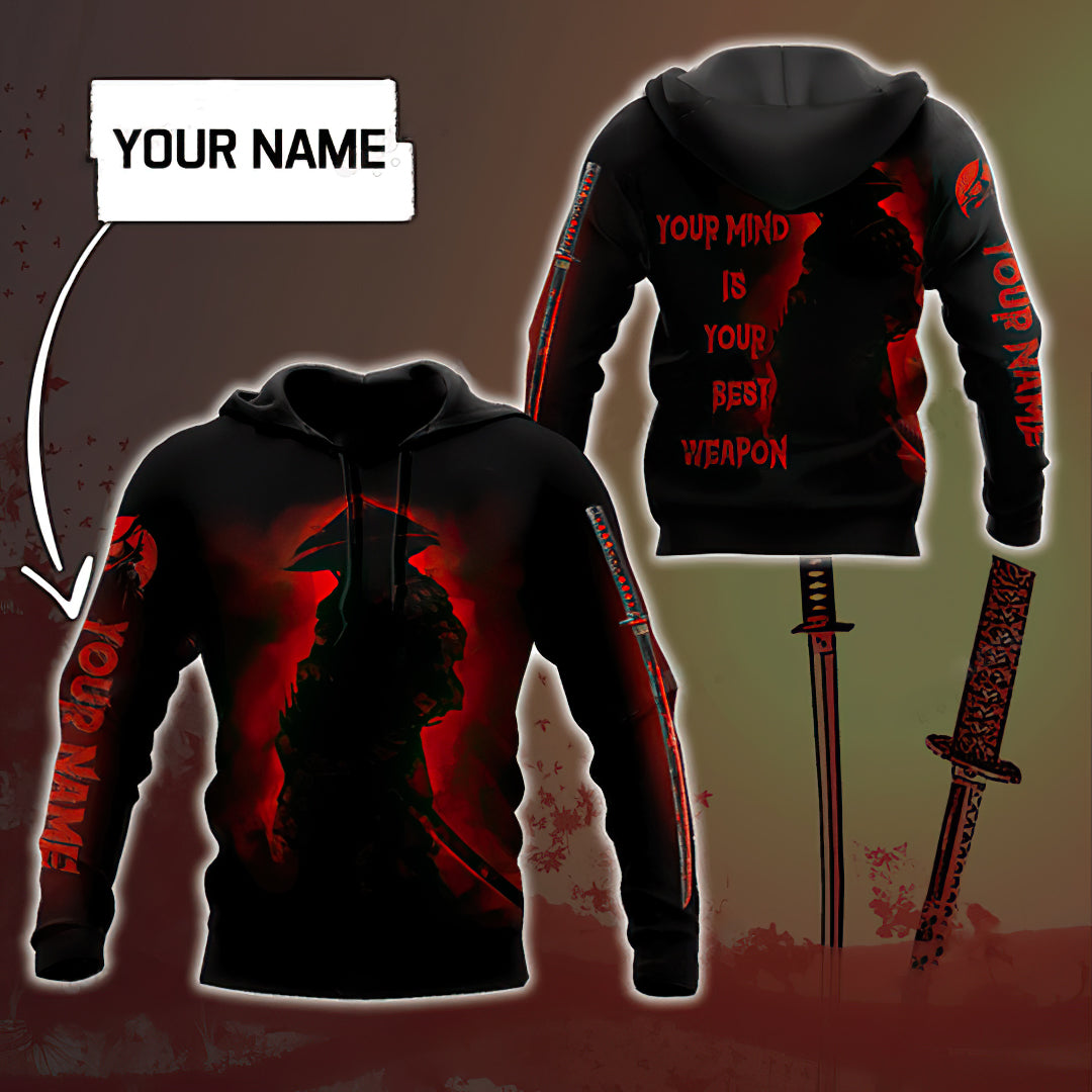 Samurai Mind Is Your Weapon Art – 3D Hoodie