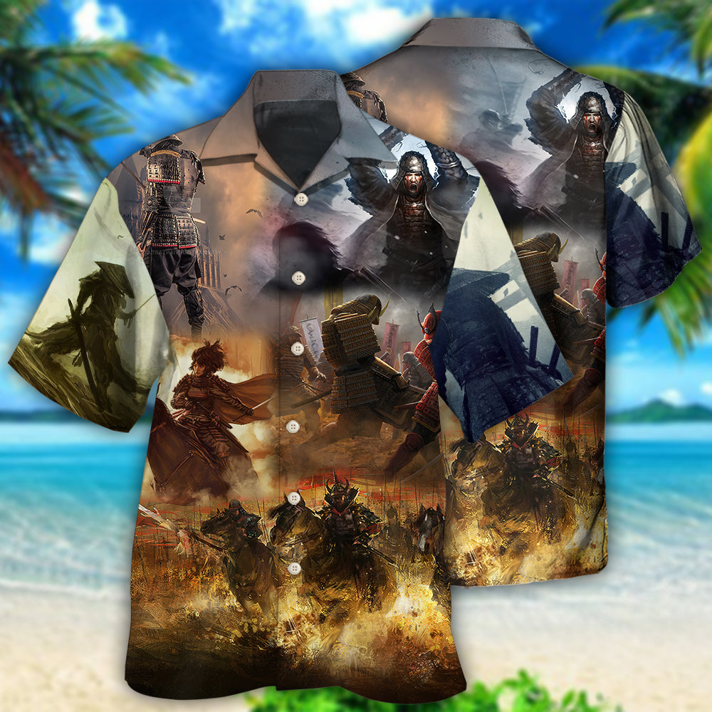 Samurai Warrior Cool Art – Hawaiian Shirt