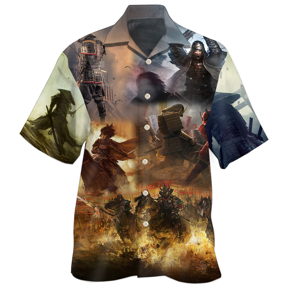 Samurai Warrior Cool Art – Hawaiian Shirt