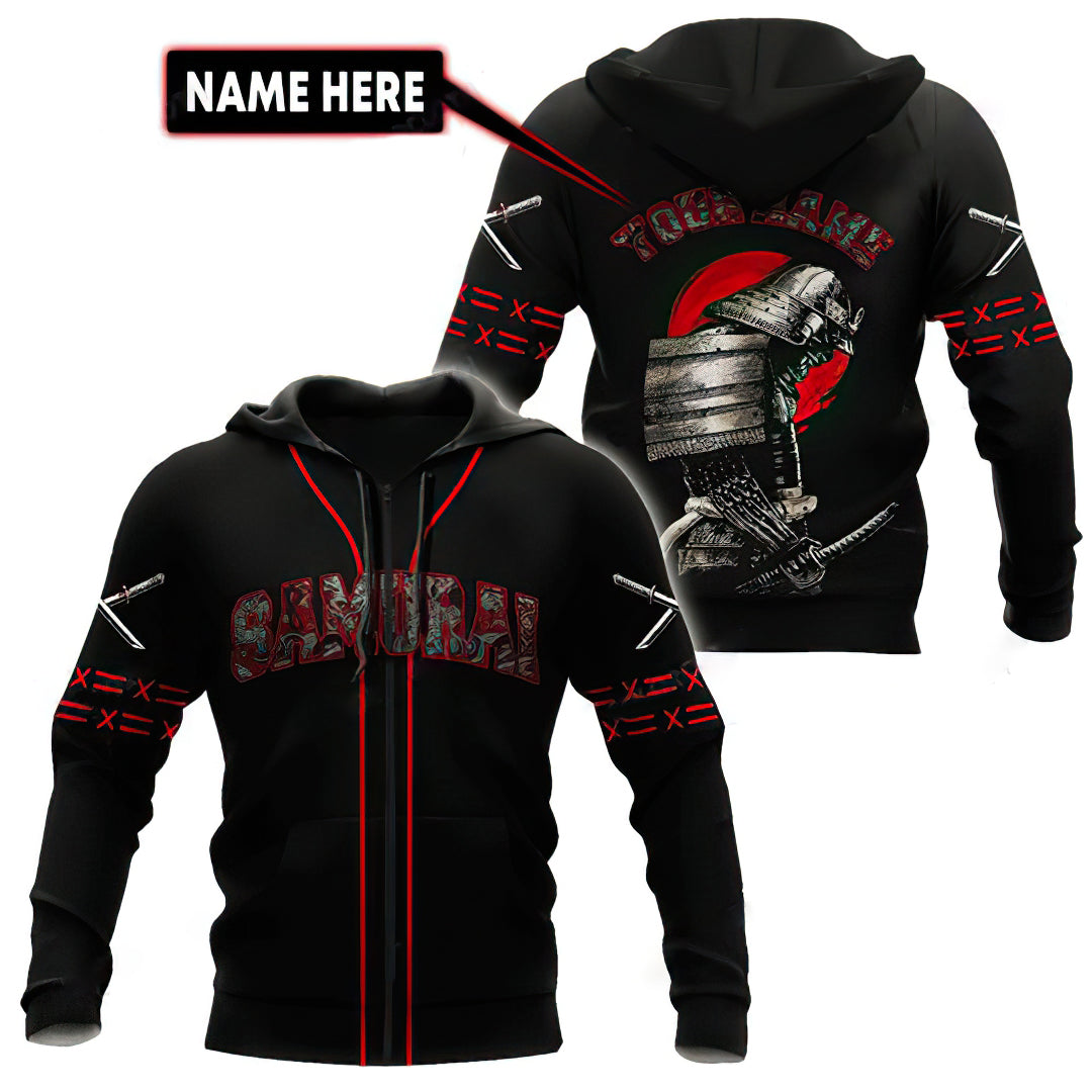 Samurai Custom Art – 3D Hoodie2
