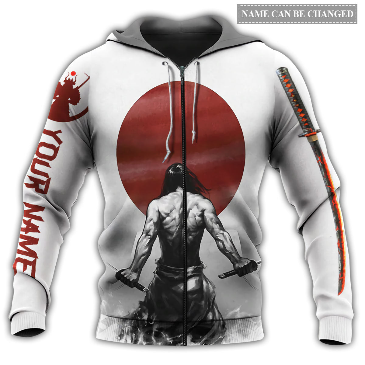 Samurai Tattoo Japan Personalized - 3D Hoodie2