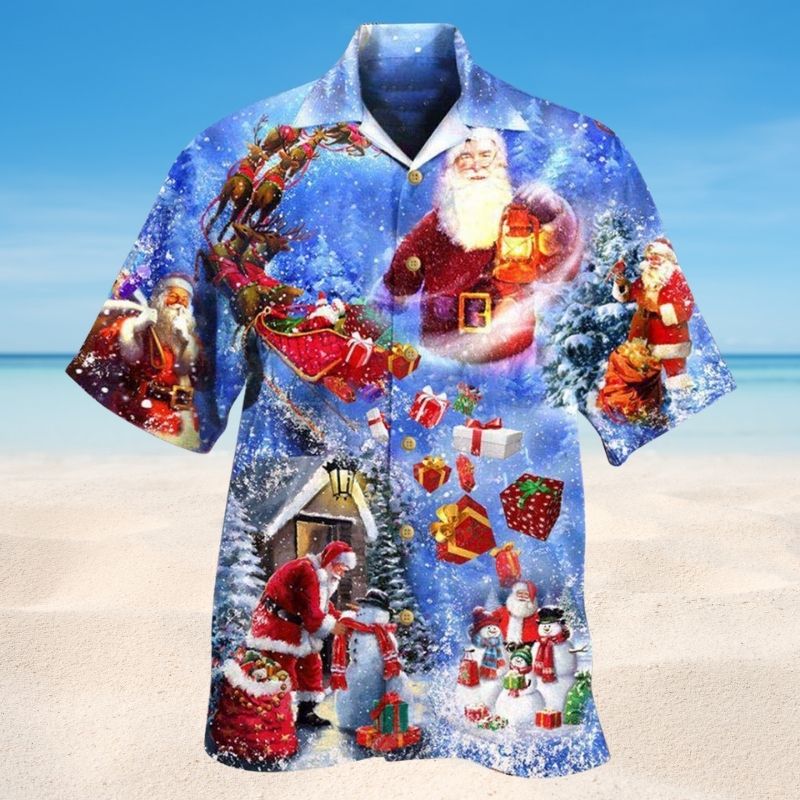 Santa Claus Coming To Town Edition – Hawaiian Shirt
