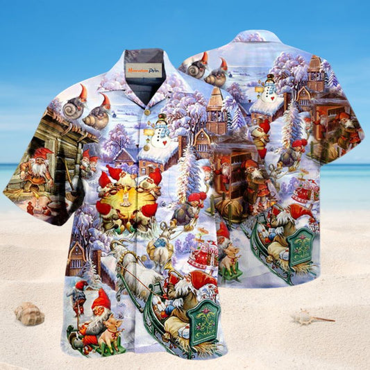 Santa Claus Gnomes Edition – Hawaiian Shirt