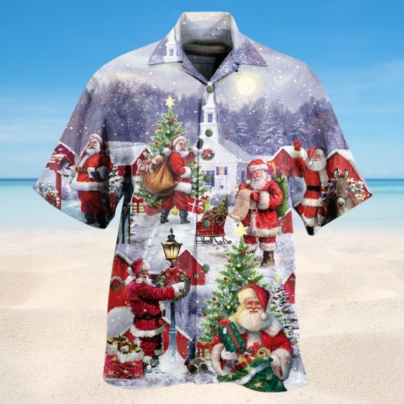 Santa Claus Is Coming Edition – Hawaiian Shirt