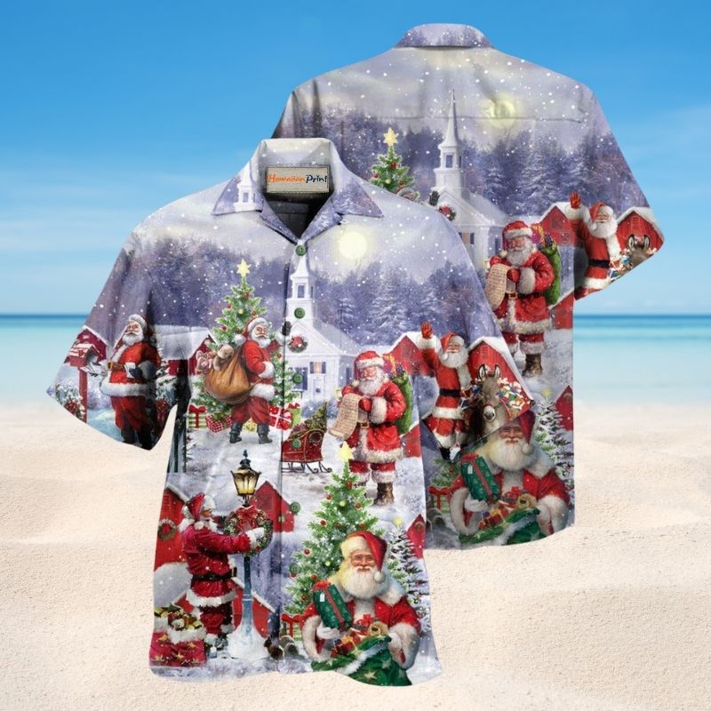 Santa Claus Is Coming Edition – Hawaiian Shirt