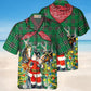 Santa Cowboy Christmas Green Style – Hawaiian Shirt