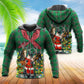 Santa Cowboy Merry Christmas - 3D Hoodie