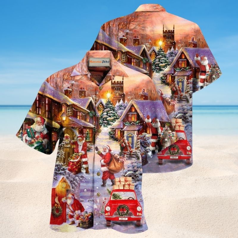 Santa Delivering Love Edition – Hawaiian Shirt