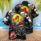 Skull Santa Racing Christmas Fun – Hawaiian Shirt