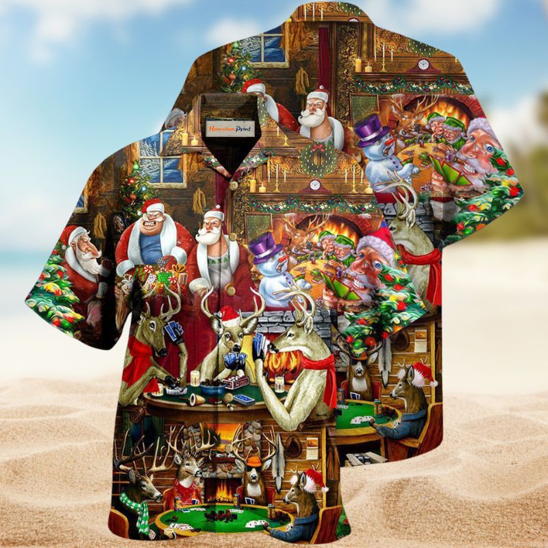Santa Poker Night Edition – Hawaiian Shirt