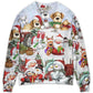 Santa And Snowman Happy Together – Sweater - Ugly Christmas Sweater