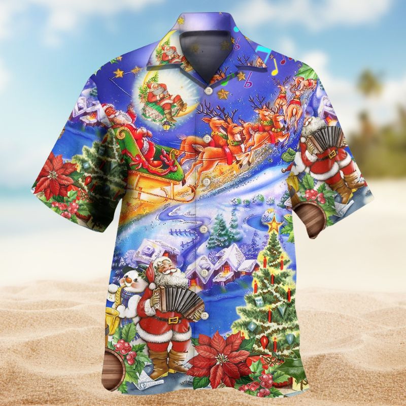 Santa Claus Love Christmas – Hawaiian Shirt