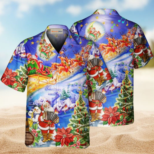 Santa Claus Love Christmas – Hawaiian Shirt
