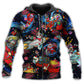 Santa In Space Christmas - 3D Hoodie2