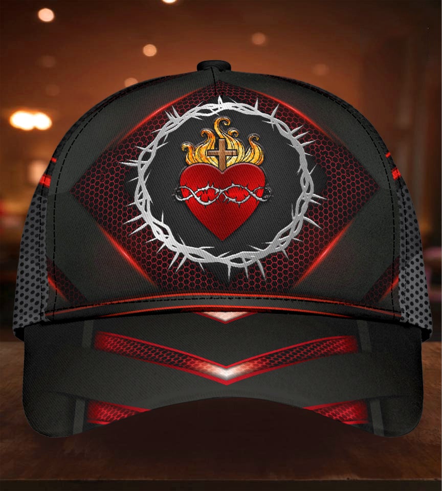 Sacred Heart Faith Message – Classic Cap