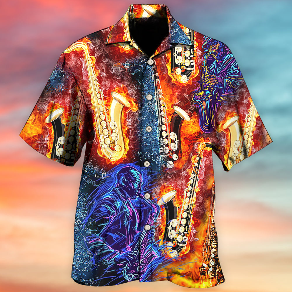 Saxophone Music Lifestyle - Hawaiian Shirt
