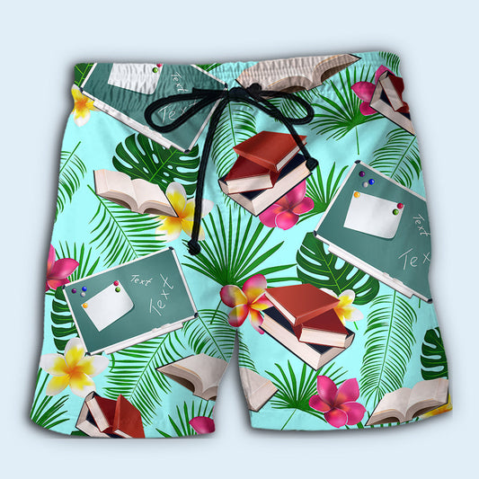 Welcome Back To School Theme - Beach Short