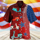 Scooter USA Stars Patriotic Independence Day - Hawaiian Shirt