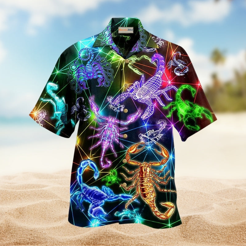 Scorpion Neon Style Limited Edition – Hawaiian Shirt