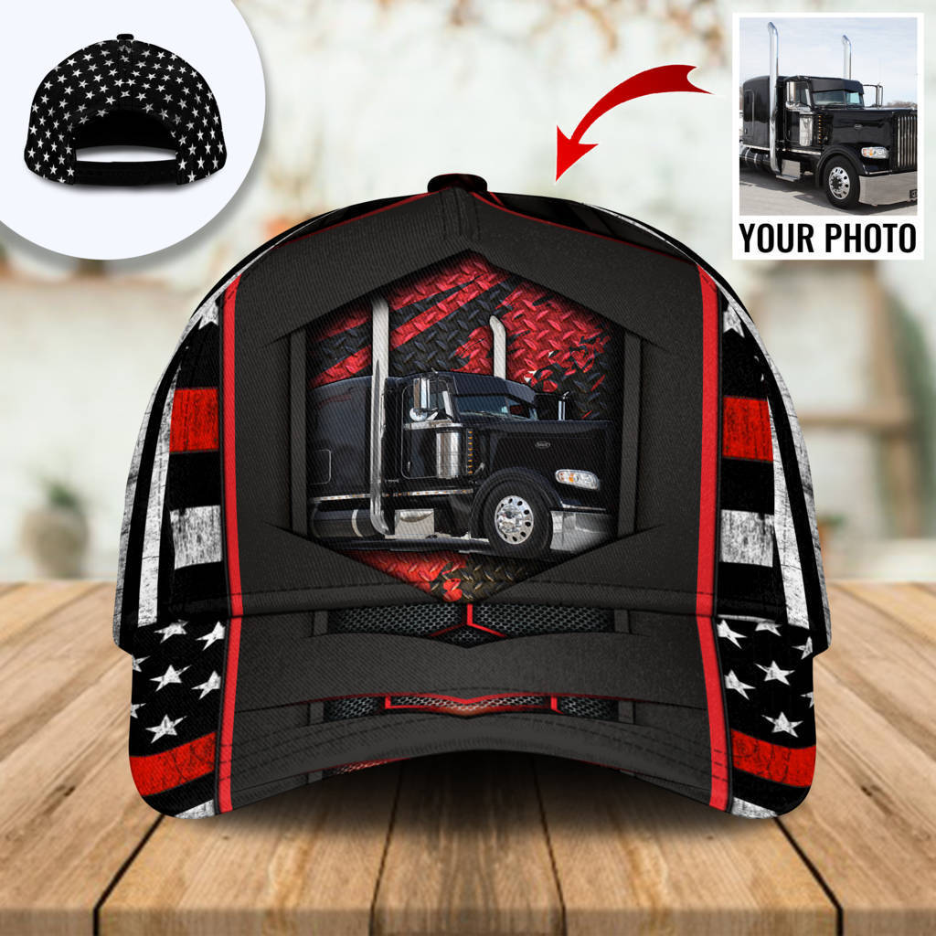 Semi Truck Custom Photo Personalized – Classic Cap