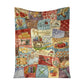 Sewing Handcrafted With Love 50 x 60 Inch Flannel Blanket For Cozy Bedroom And Sofa Decor