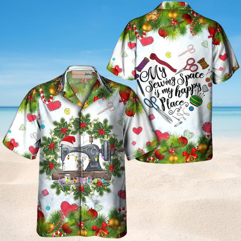 Sewing Machine Merry Christmas Style 1 – Hawaiian Shirt