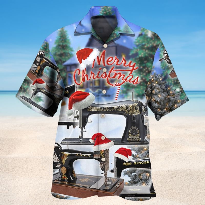 Sewing Machine Merry Christmas Style 2 – Hawaiian Shirt
