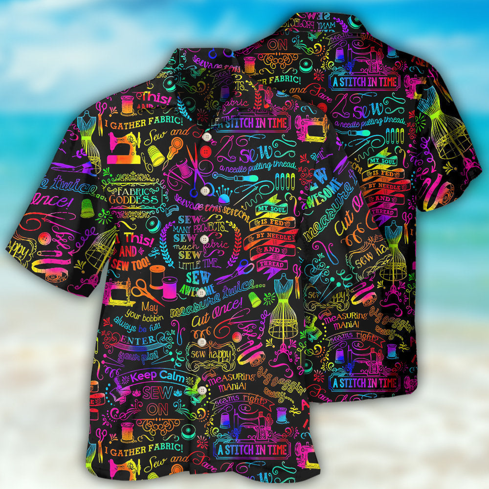 Sewing Lover Inspirational Quote - Hawaiian Shirt