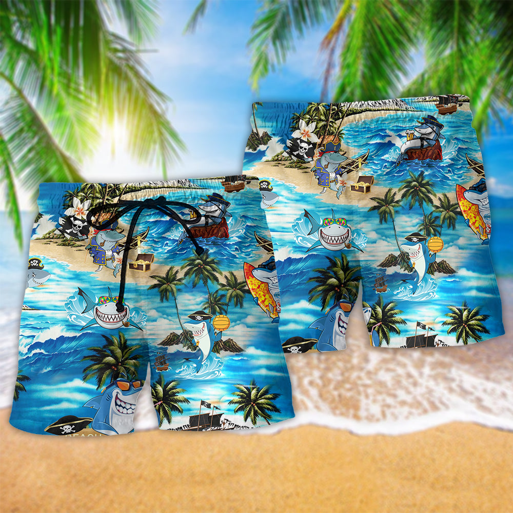 Pirate Shark Beach Bar Ocean Style – Beach Short