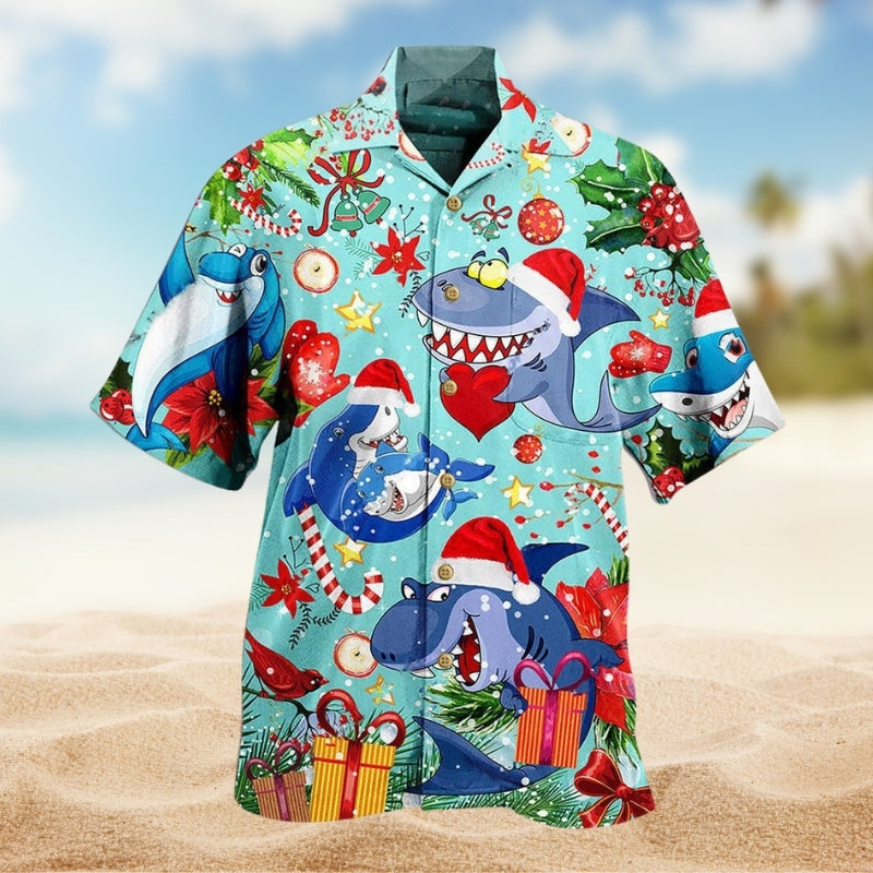 Shark Love Christmas Limited Edition – Hawaiian Shirt