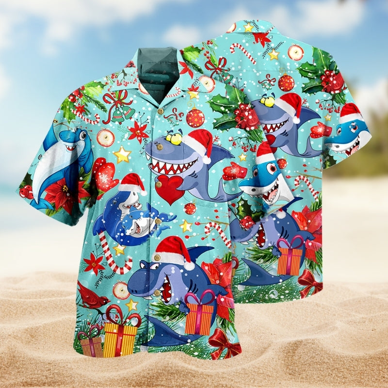 Shark Love Christmas Limited Edition – Hawaiian Shirt