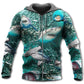 Shark Love Ocean Style - 3D Hoodie