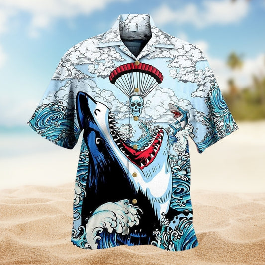 Shark Love Skull Style Limited Edition – Hawaiian Shirt