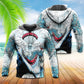 Shark Skull Ocean Style - 3D Hoodie