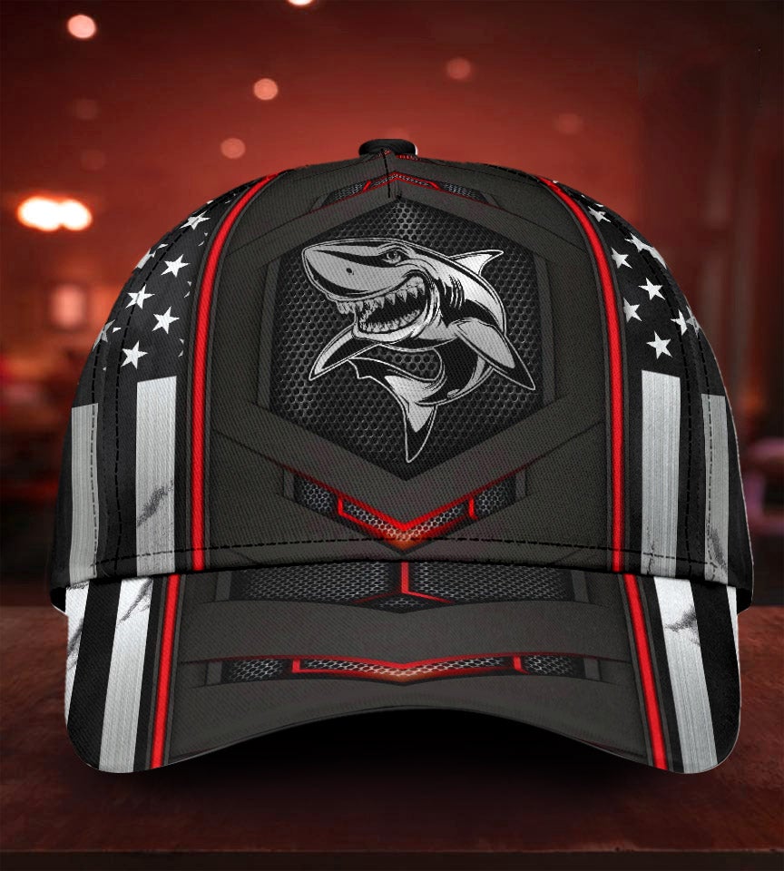 Shark Red Flag Carbon – Classic Cap