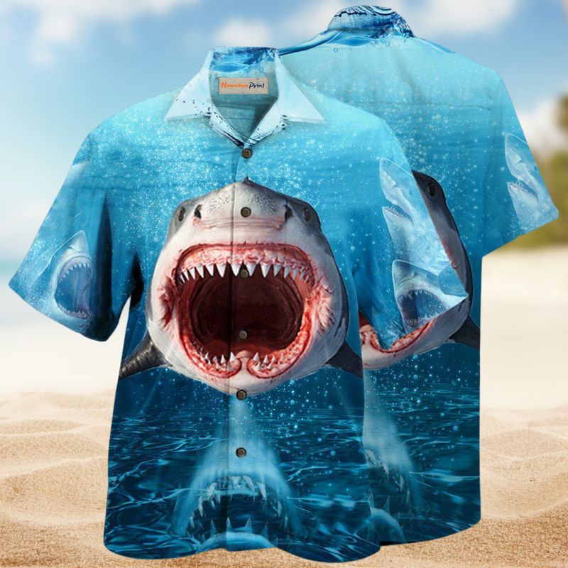 Shark Show Your Teeth Edition – Hawaiian Shirt