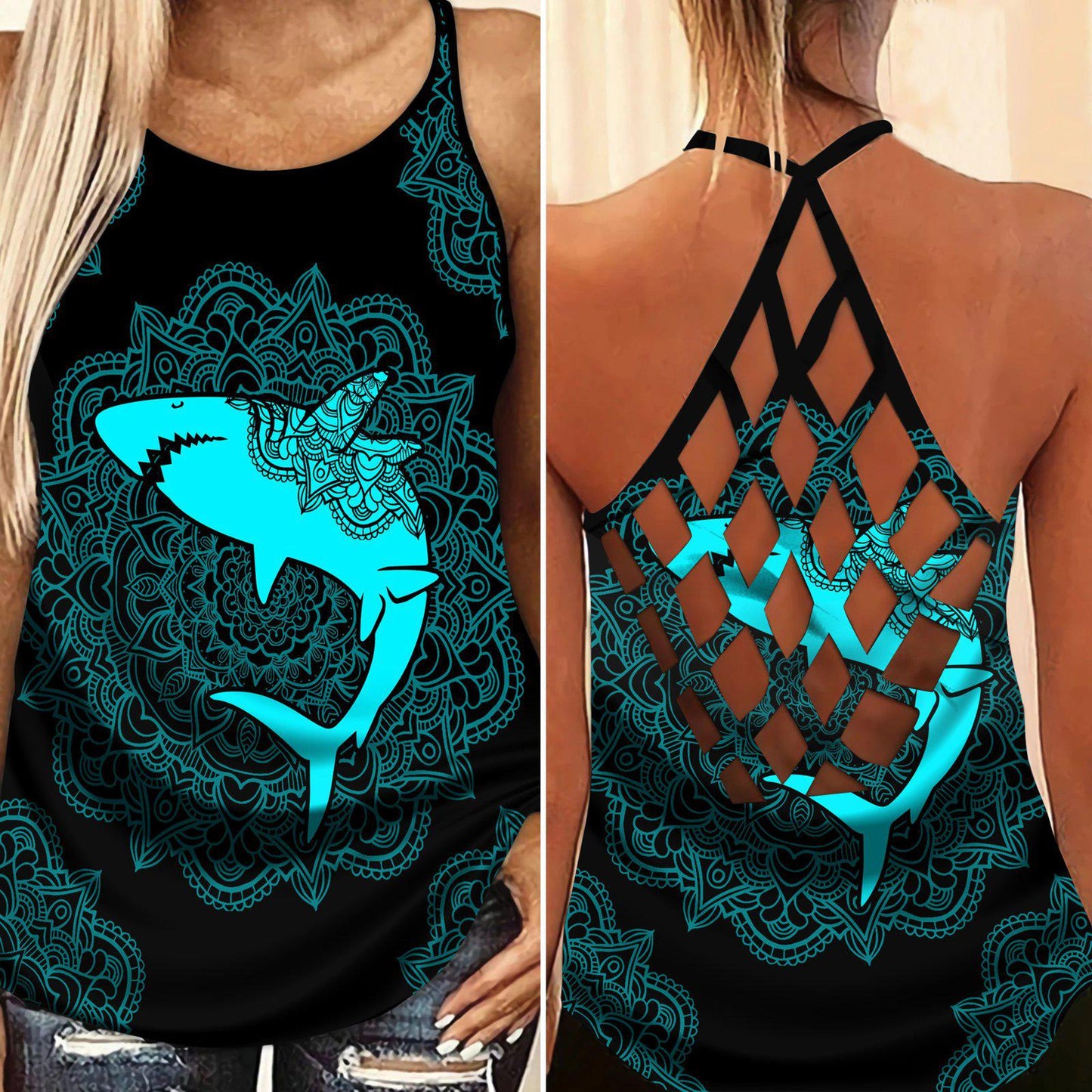 Shark Amazing Style Limited Edition 2 – Hollow Tank Top