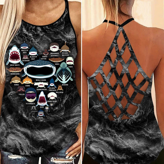 Shark Amazing Style Limited Edition 6 – Hollow Tank Top