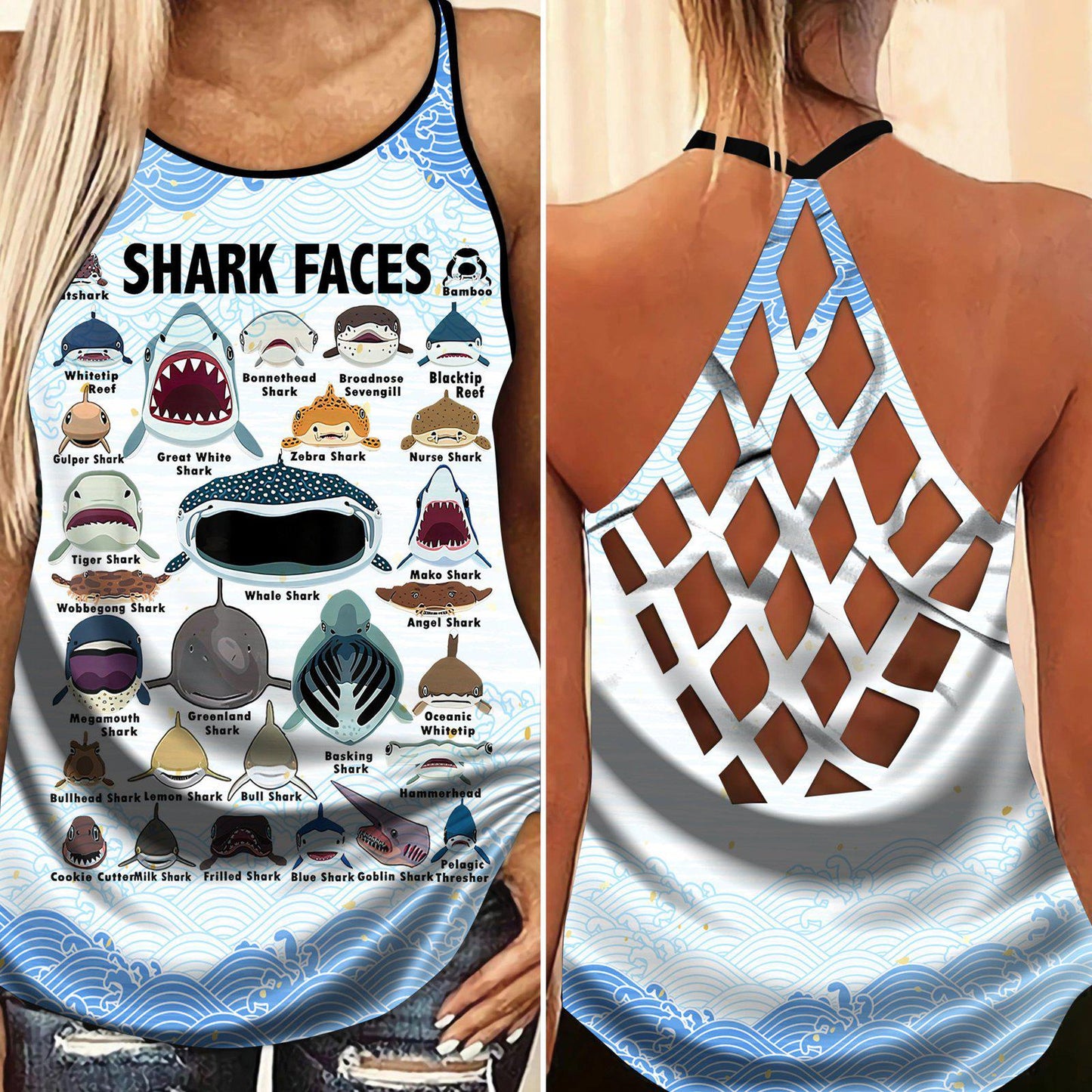 Shark Amazing Style Limited Edition 7 – Hollow Tank Top