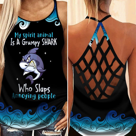 Shark Amazing Style Limited Edition 8 – Hollow Tank Top