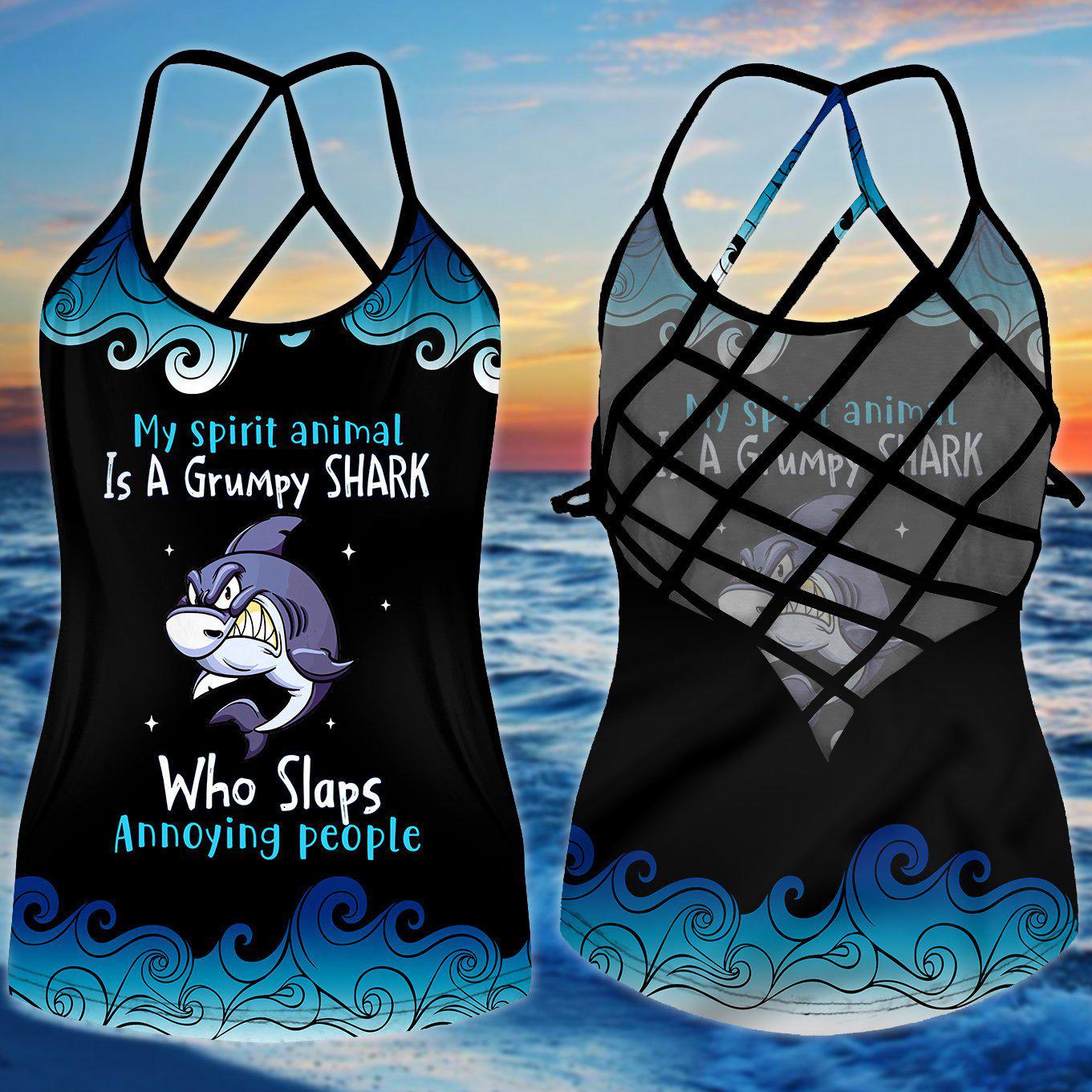 Shark Amazing Style Limited Edition 8 – Hollow Tank Top