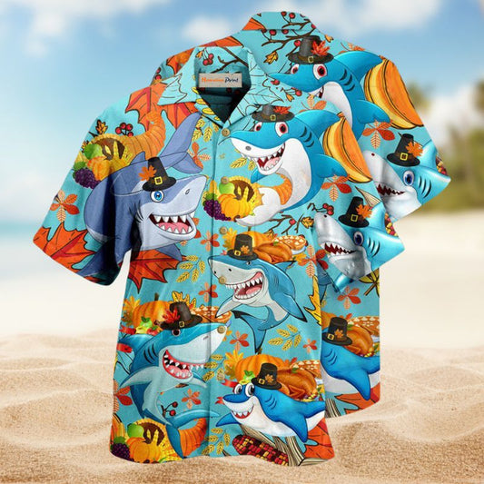 Shark Thanksgiving Edition – Hawaiian Shirt
